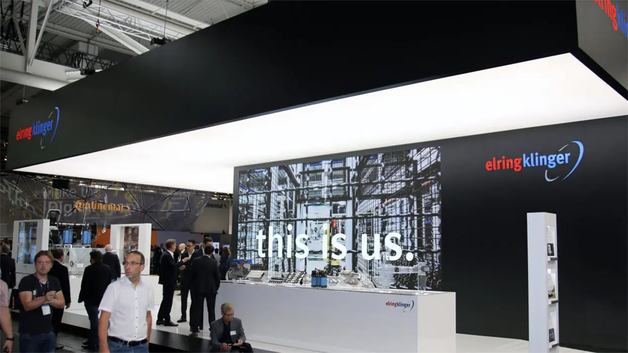 ElringKlinger-Messestand auf der IAA in Hannover, Ansicht 2