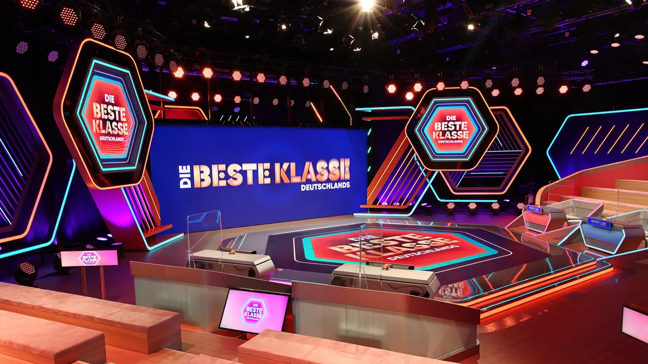 LED-Boden als Dancefloor bei „Die Beste Klasse Deutschlands“, Ansicht 2