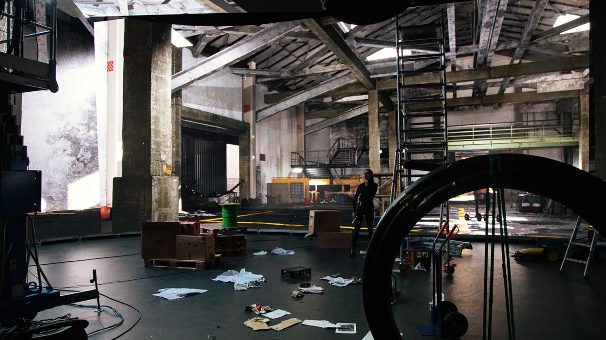 Filmset für Virtual Production bei HALOSTAGE, Ansicht 5