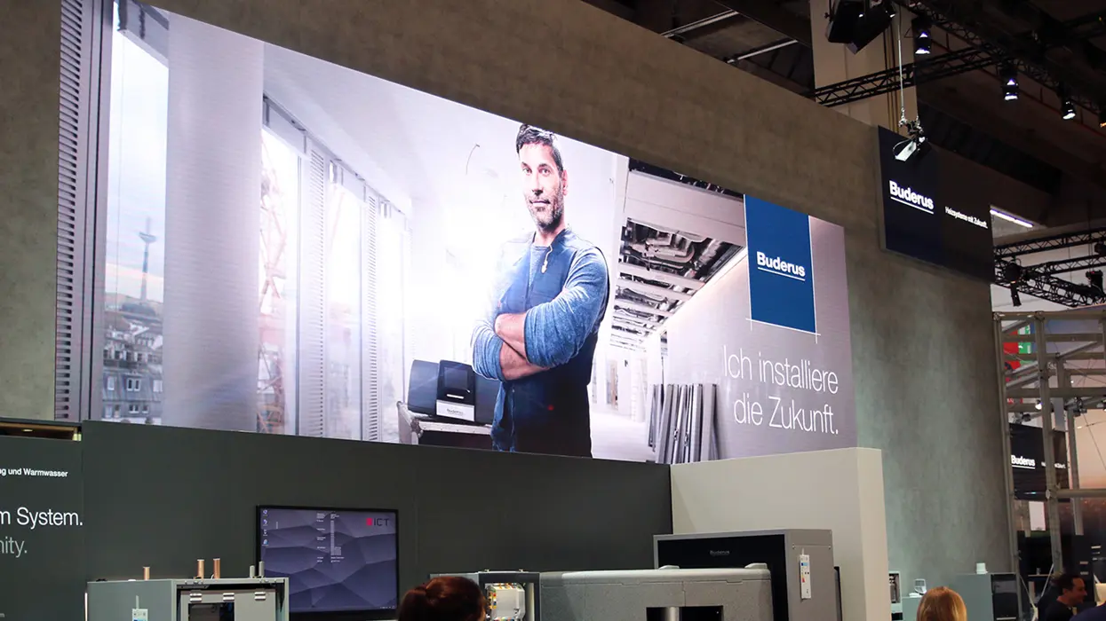 Buderus exhibition stand at ISH, view 5