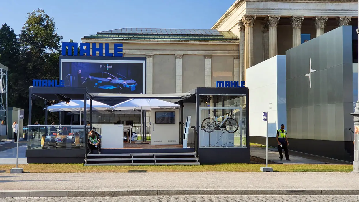 MAHLE exhibition stand at IAA 2021, view 5