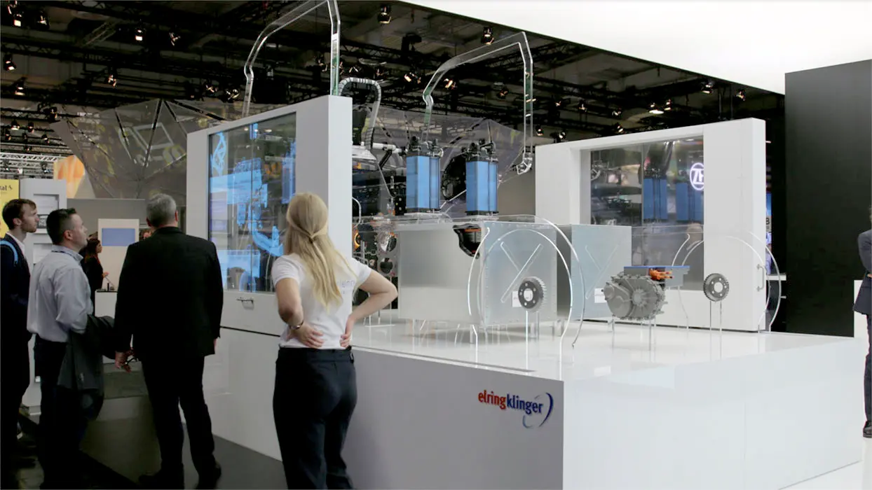 ElringKlinger exhibition stand at IAA in Hanover, view 4