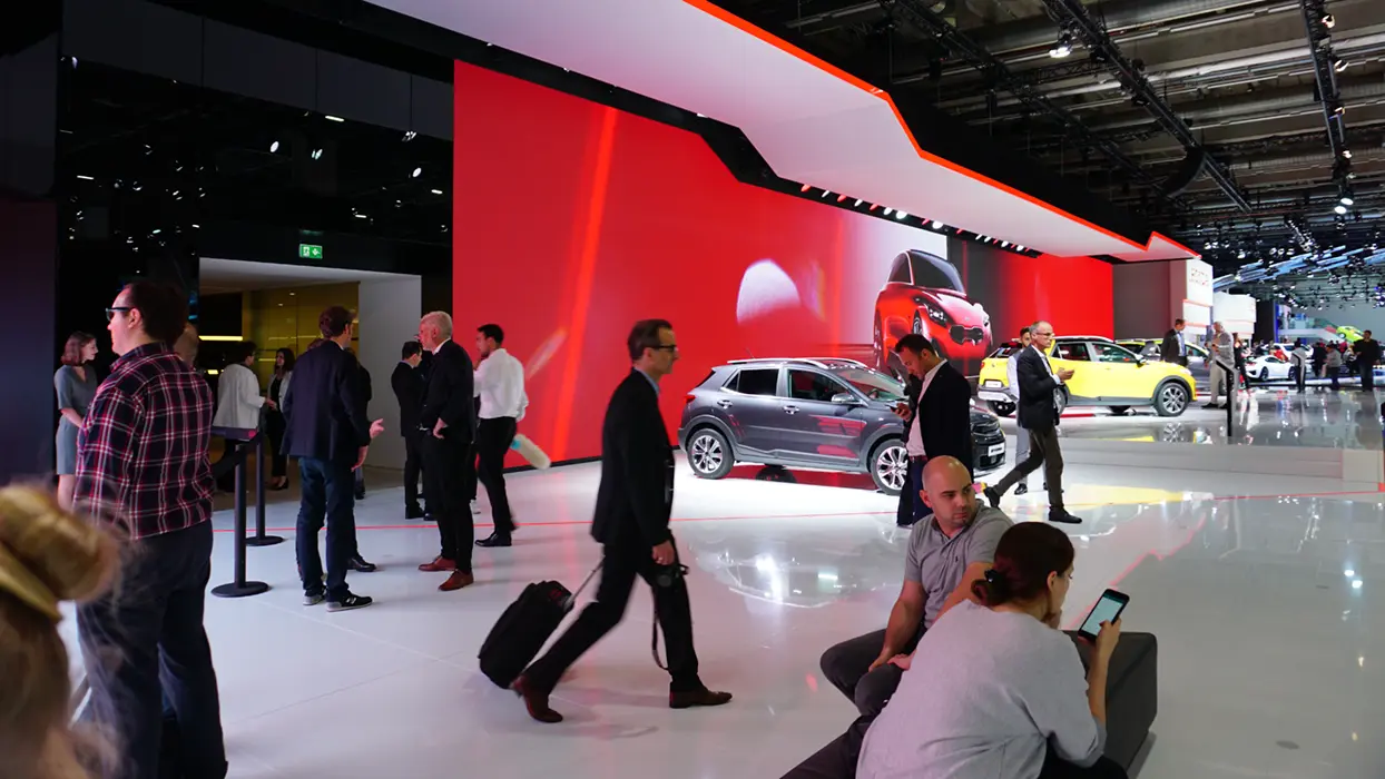 Kia exhibition stand at IAA, view 1