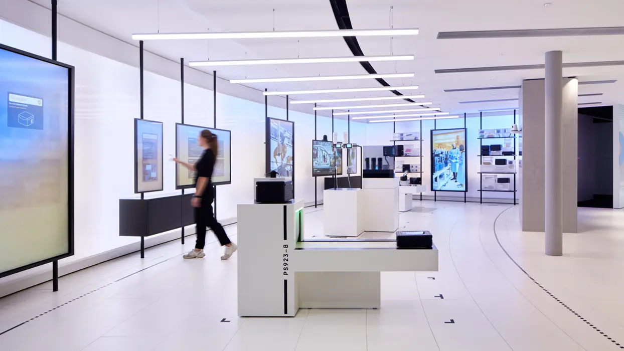 Logistics area in the T-Gallery, view 8