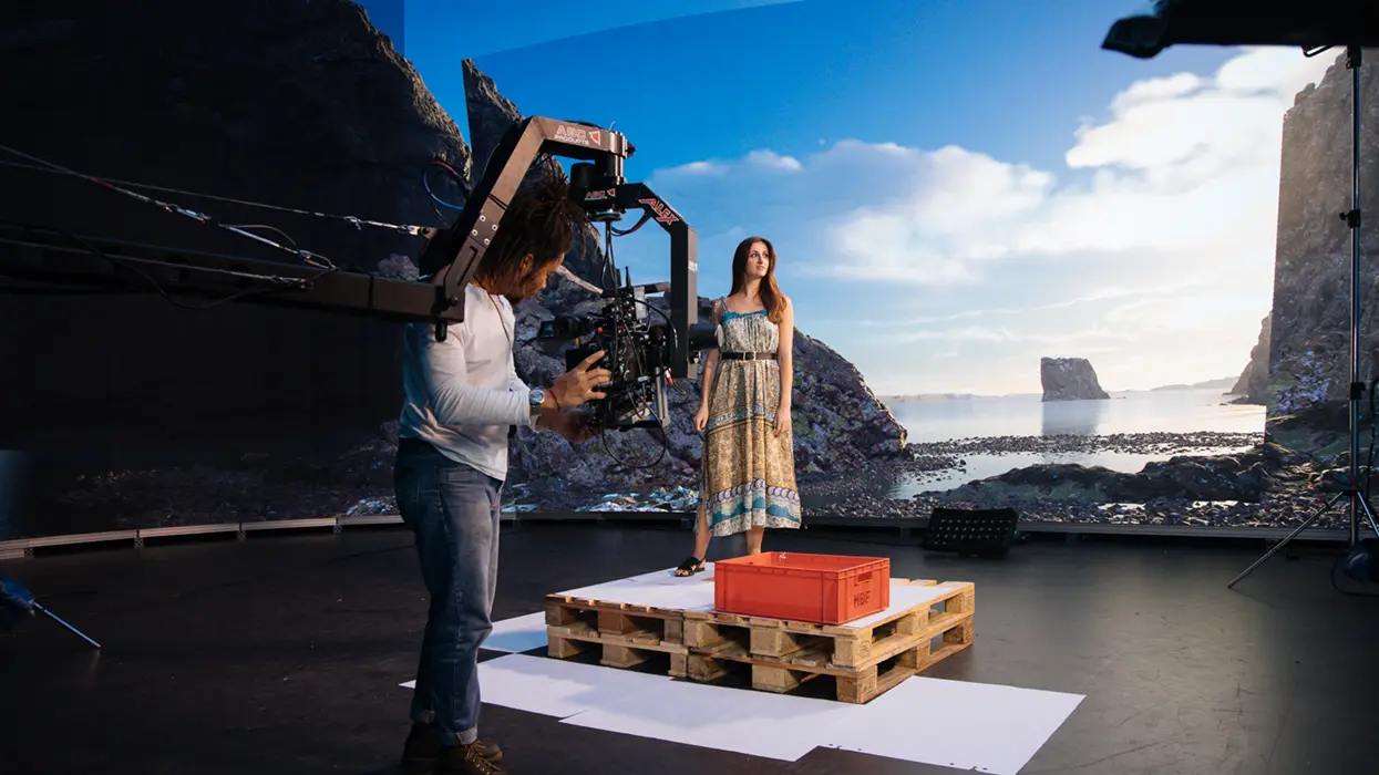 Virtual production setup at HALOSTAGE, view 6