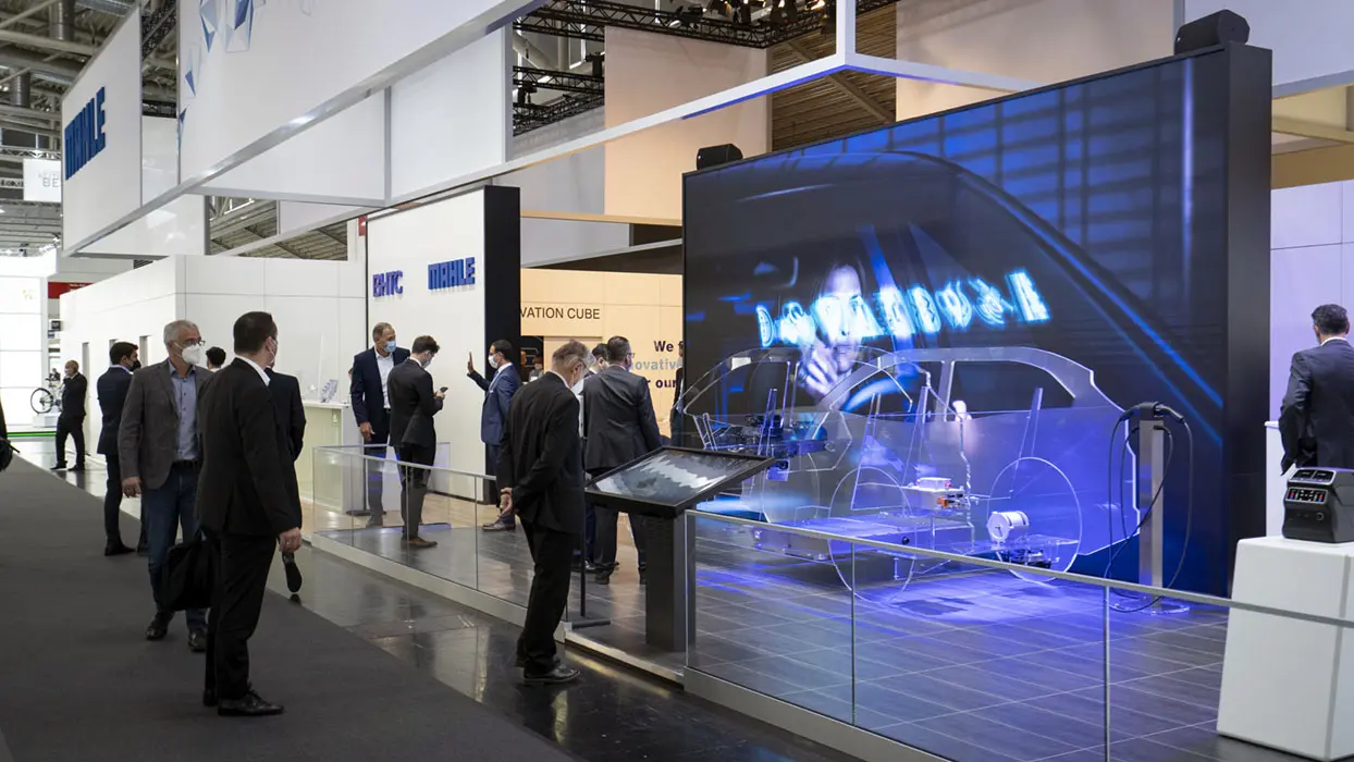 MAHLE exhibition stand at IAA 2021, view 3