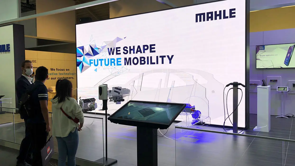 MAHLE exhibition stand at IAA 2021, view 6
