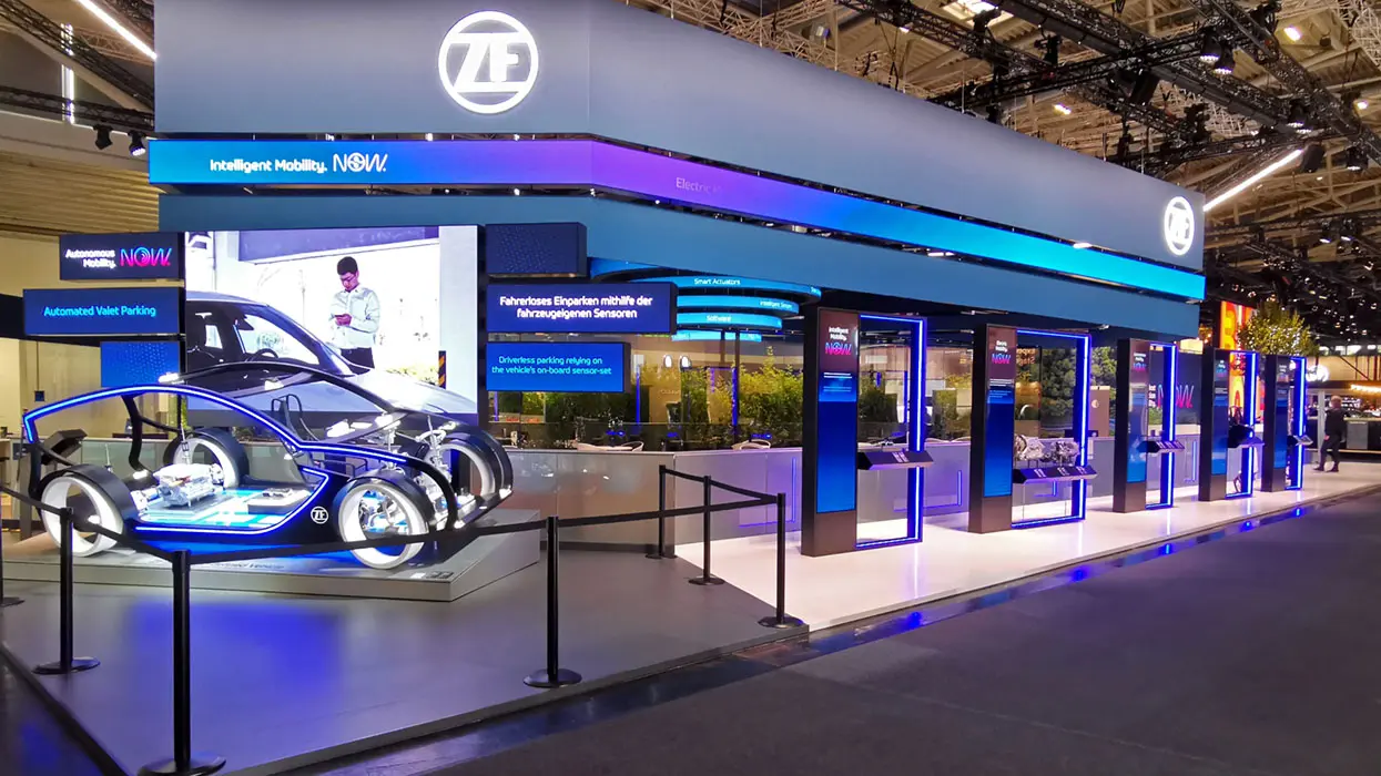 ZF exhibition stand at IAA 2021, view 6