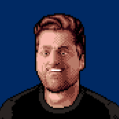Pixel-art portrait of Chris Salem