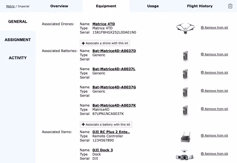 AirData asset management with QR code check-in and check-out