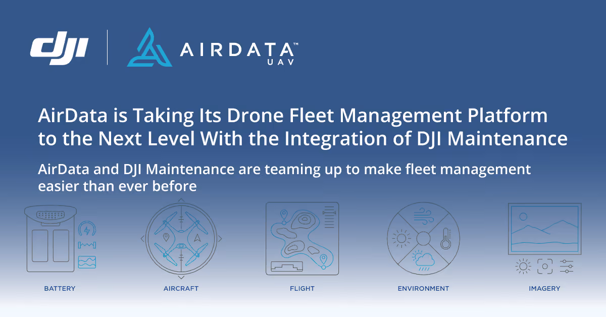 dji and airdata maintenance integration