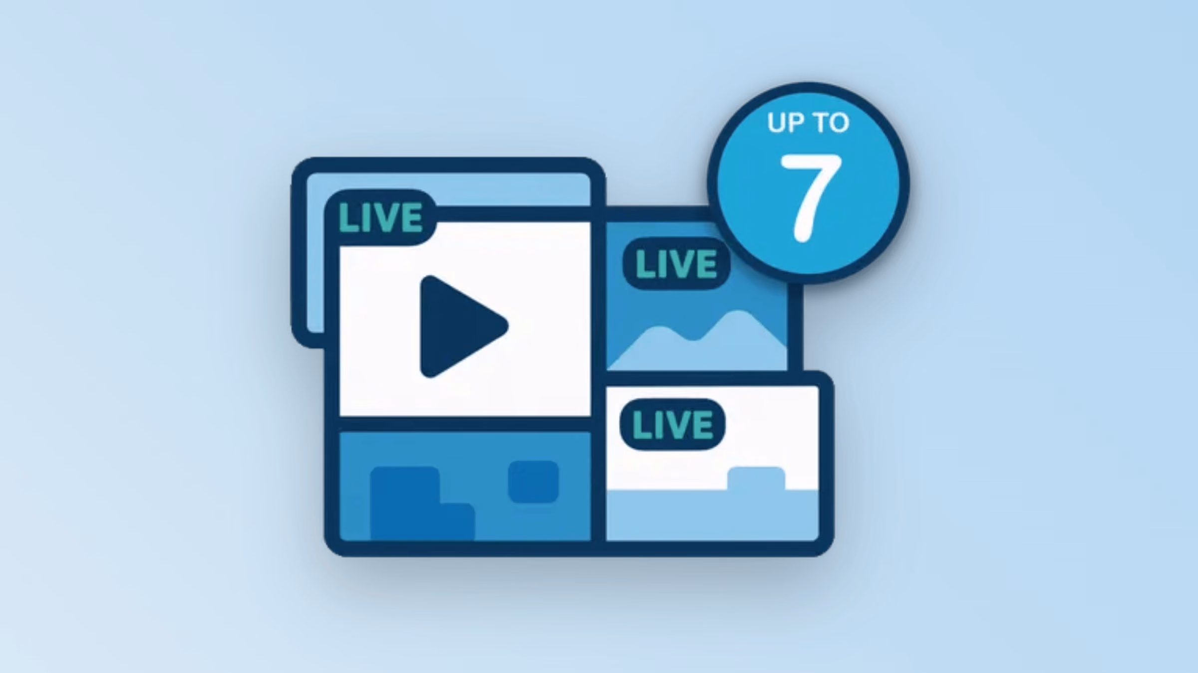 Multiview Player now supports 7 streams