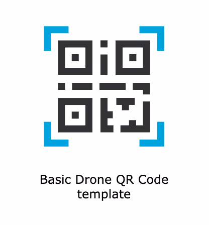 Drone QR code labels for all plans