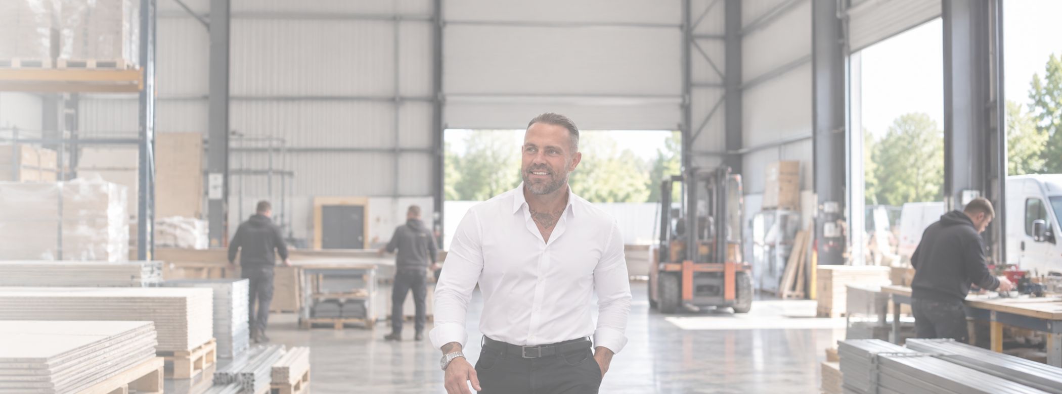 Business owner in a workplace invironment