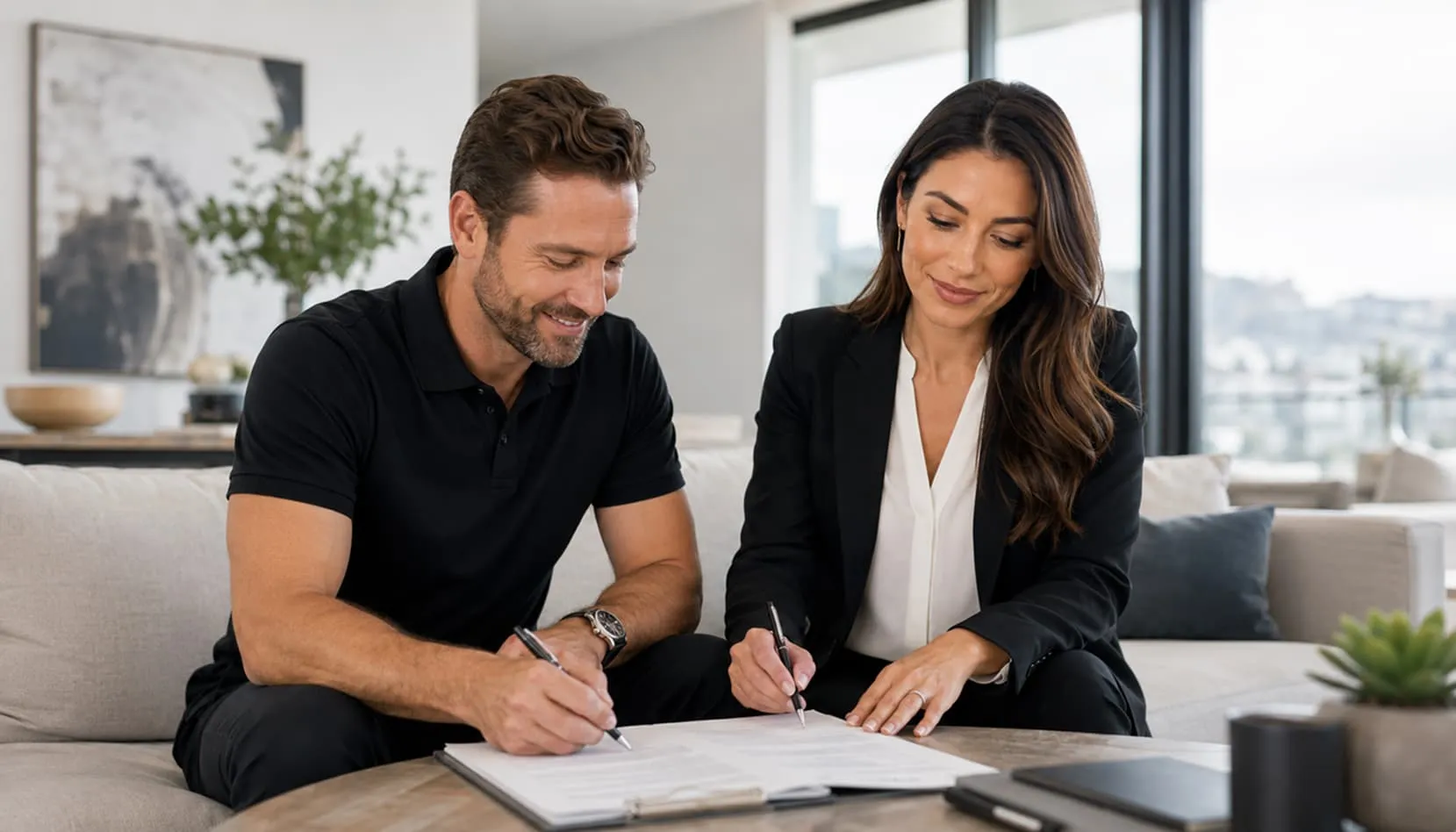 Real estate professionals using technology for property and business operations