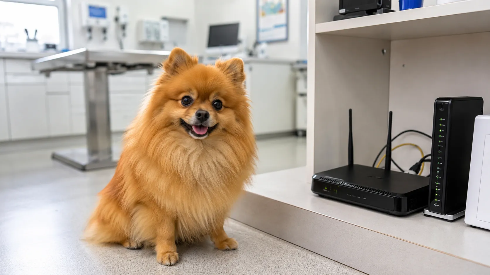 Veterinary staff using secure digital communication and email systems