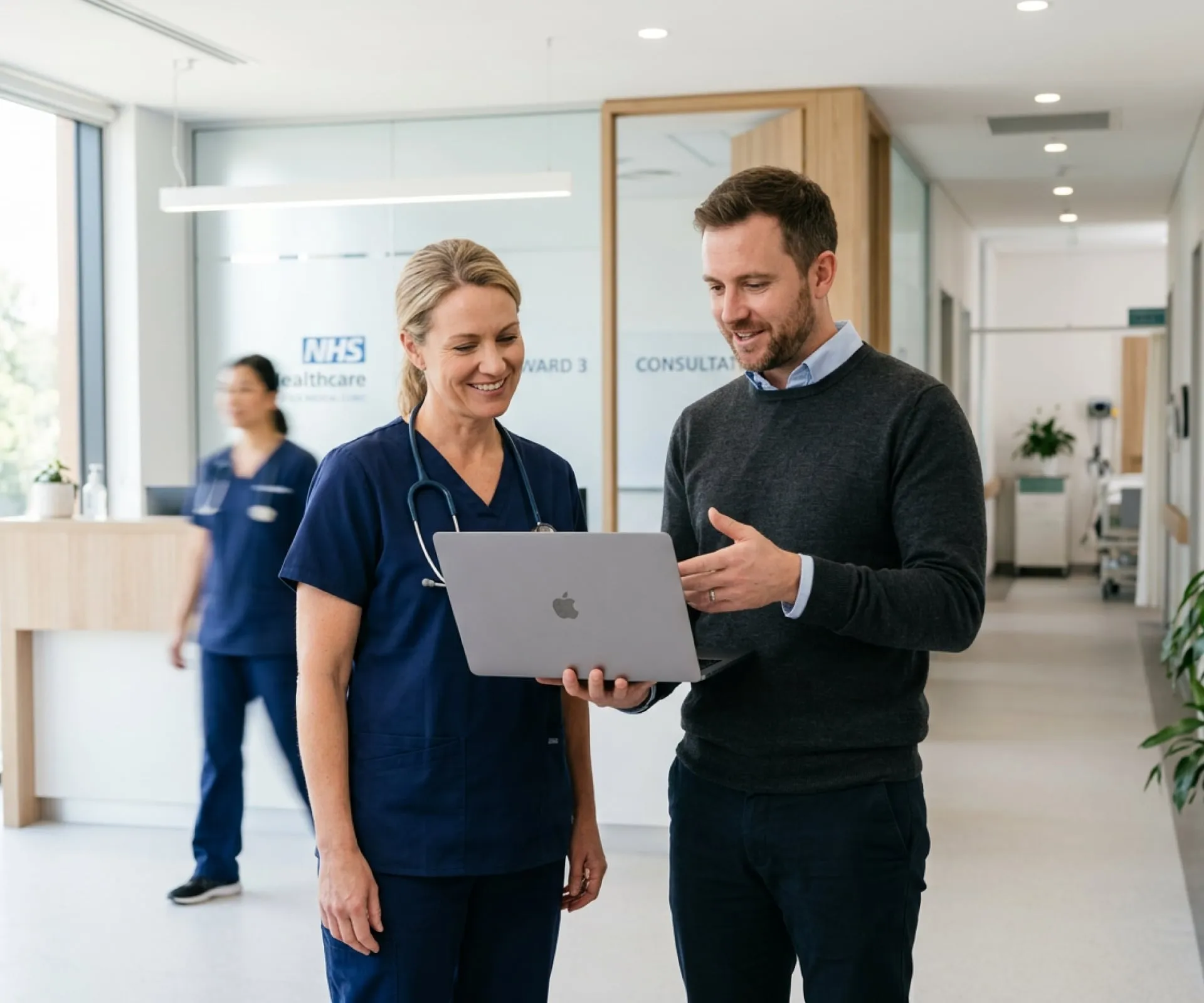 Healthcare facility technology supported by cybersecurity services