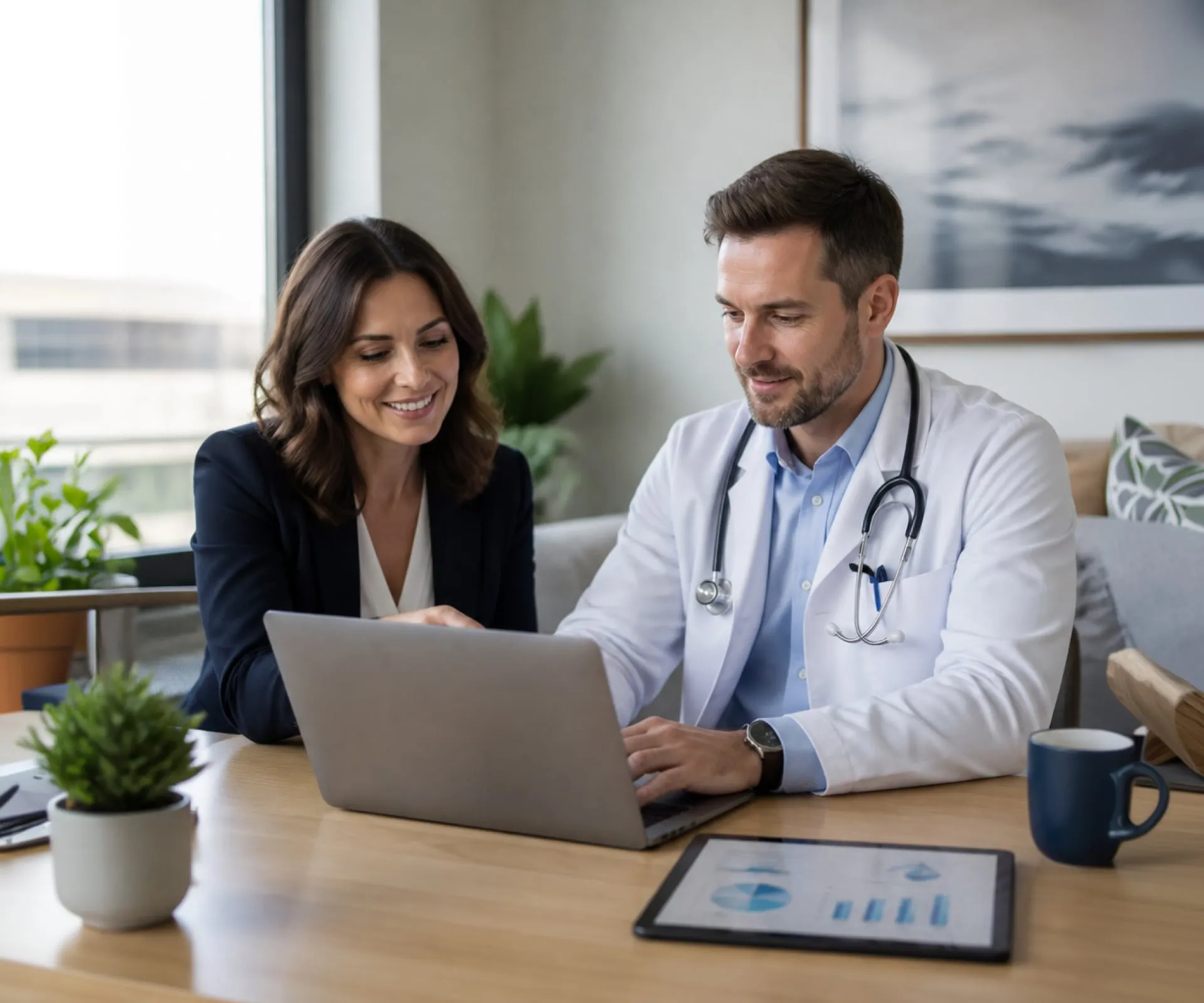 Healthcare organization supported by website and digital marketing services