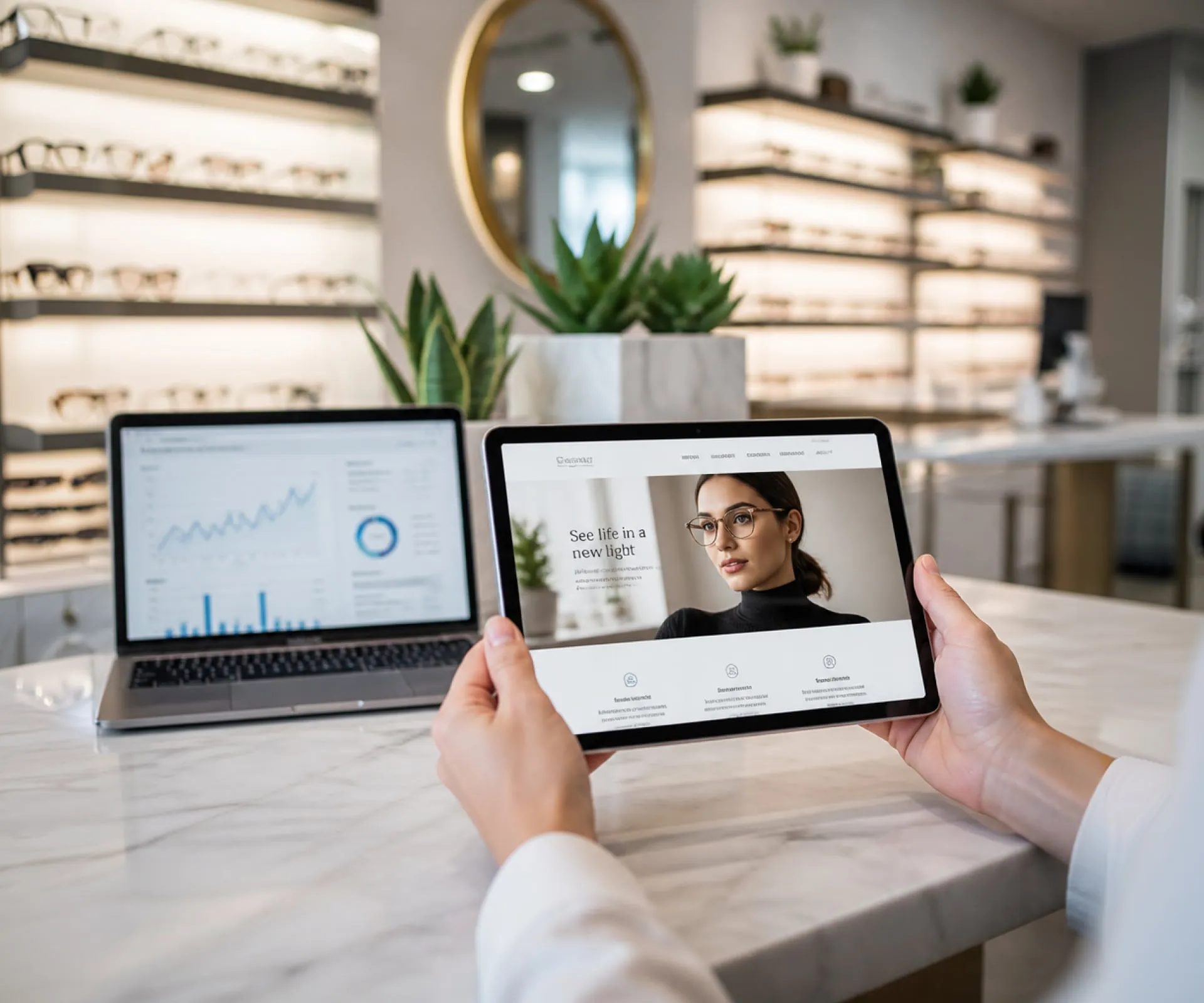 Cloud and IT infrastructure for an optometry and ophthalmology practice