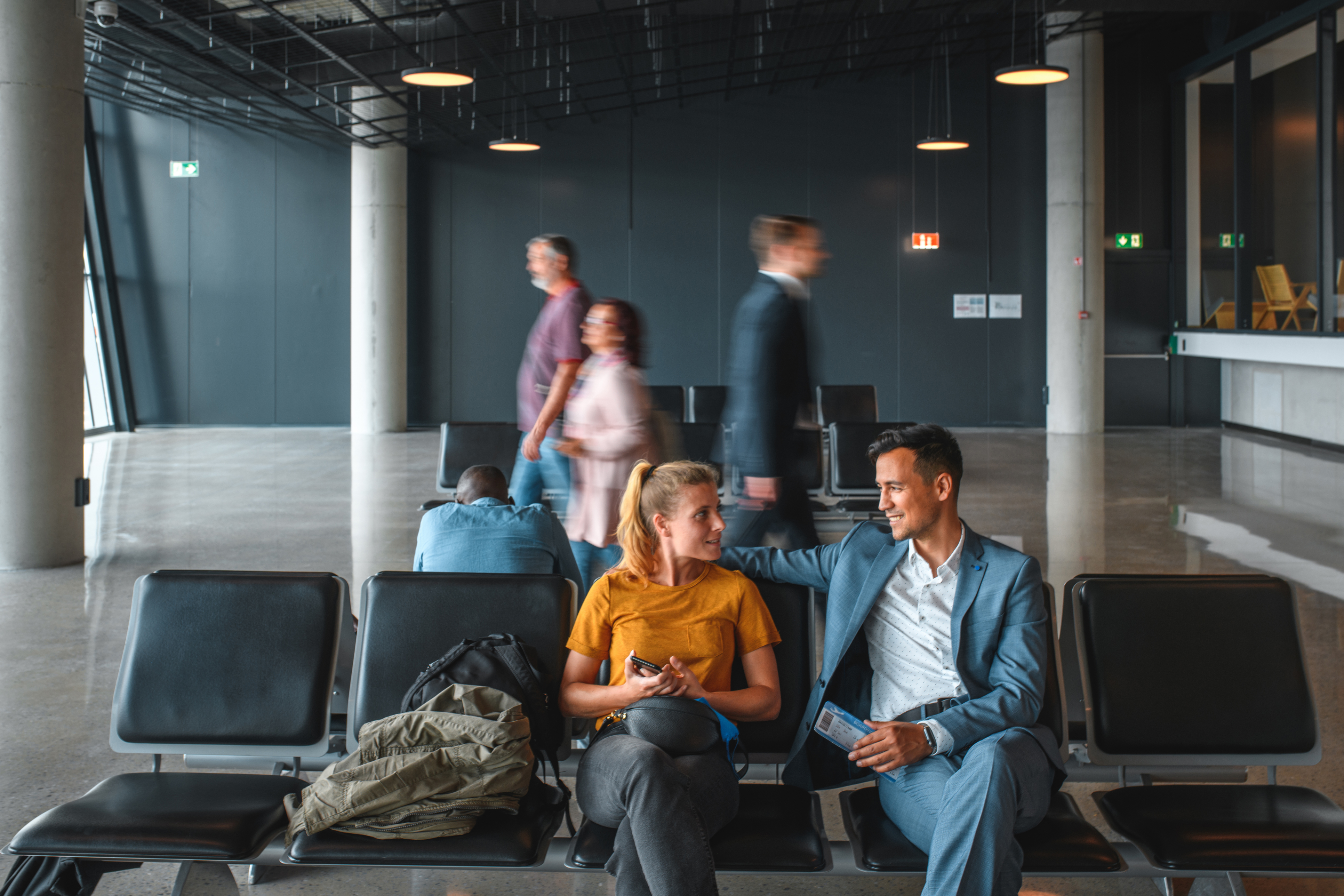 A financial advisor meeting with a client