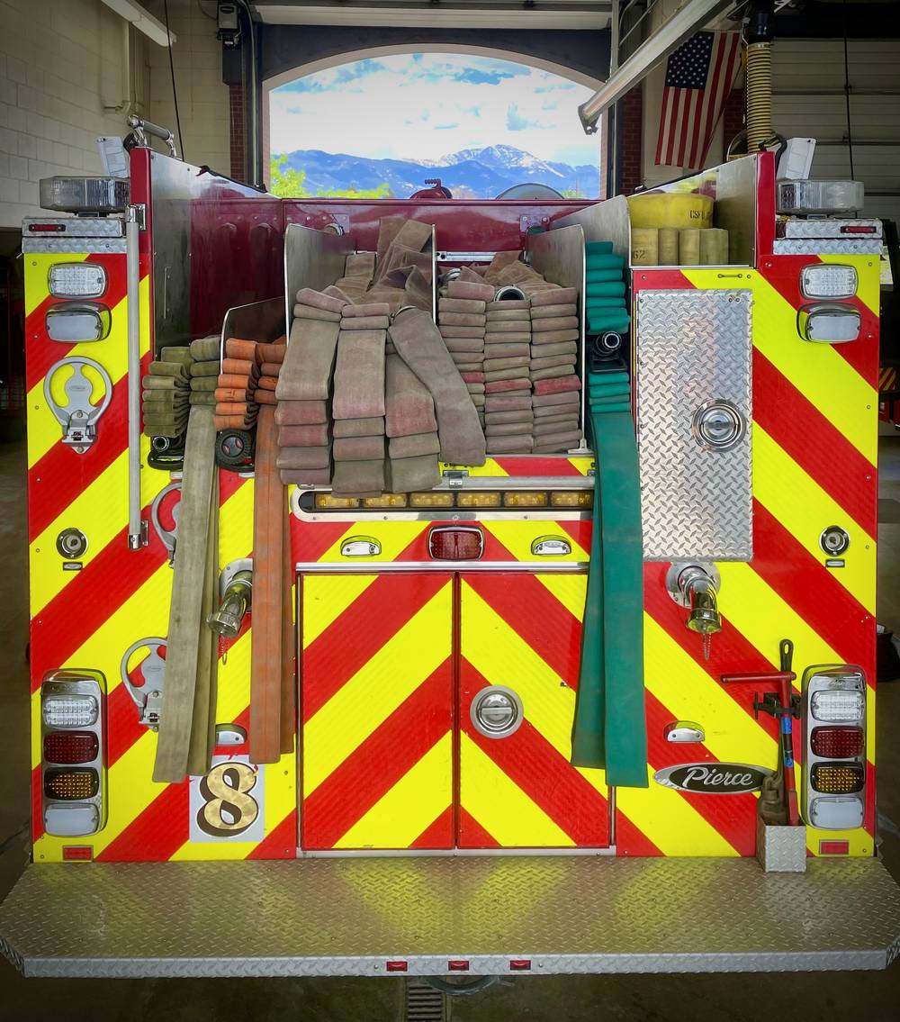 Hose bed of a Colorado Springs engine