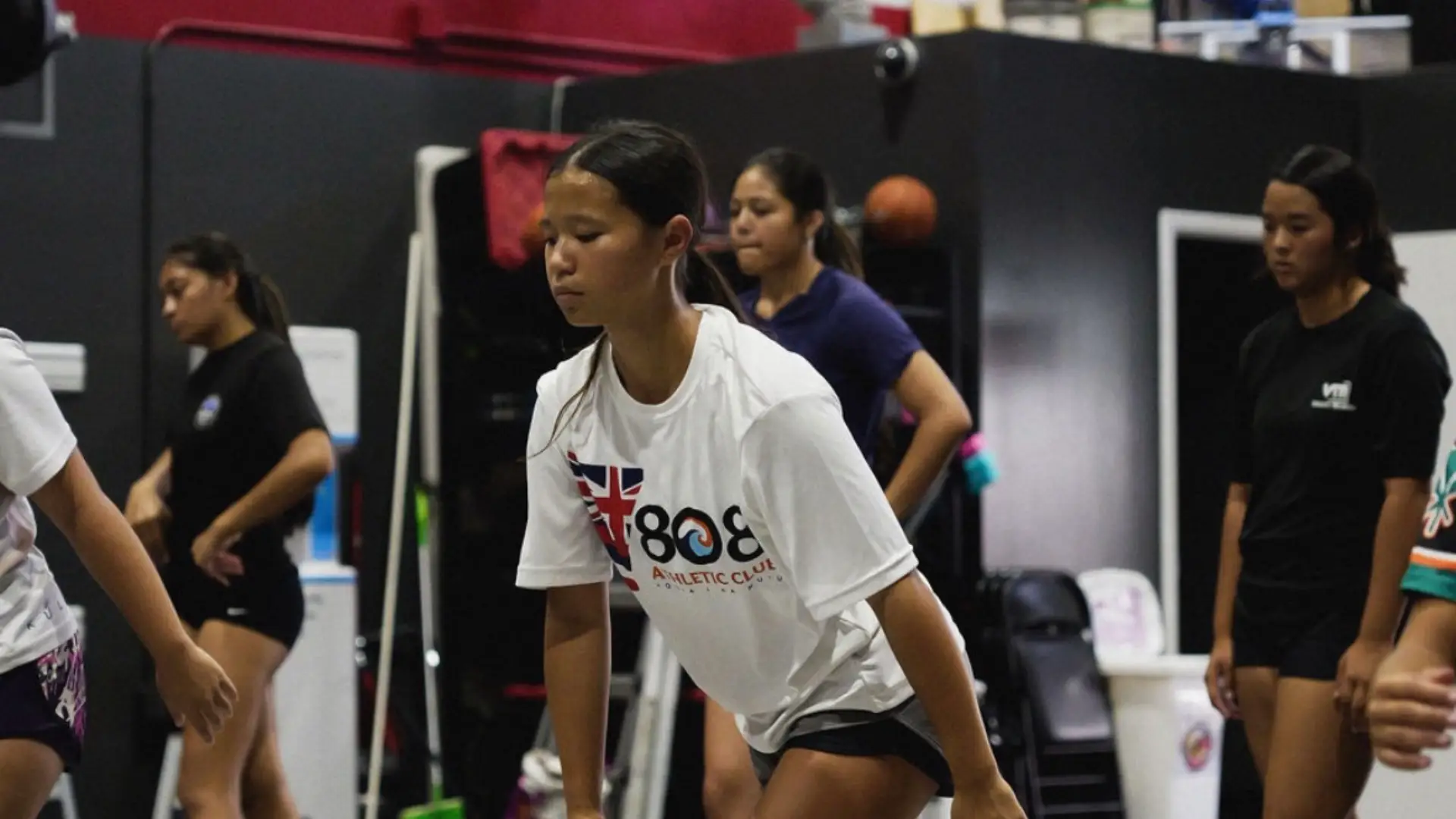 High school athletes participating in sports performance training at ATHLTX Sports Performance in Waipahu, HI.