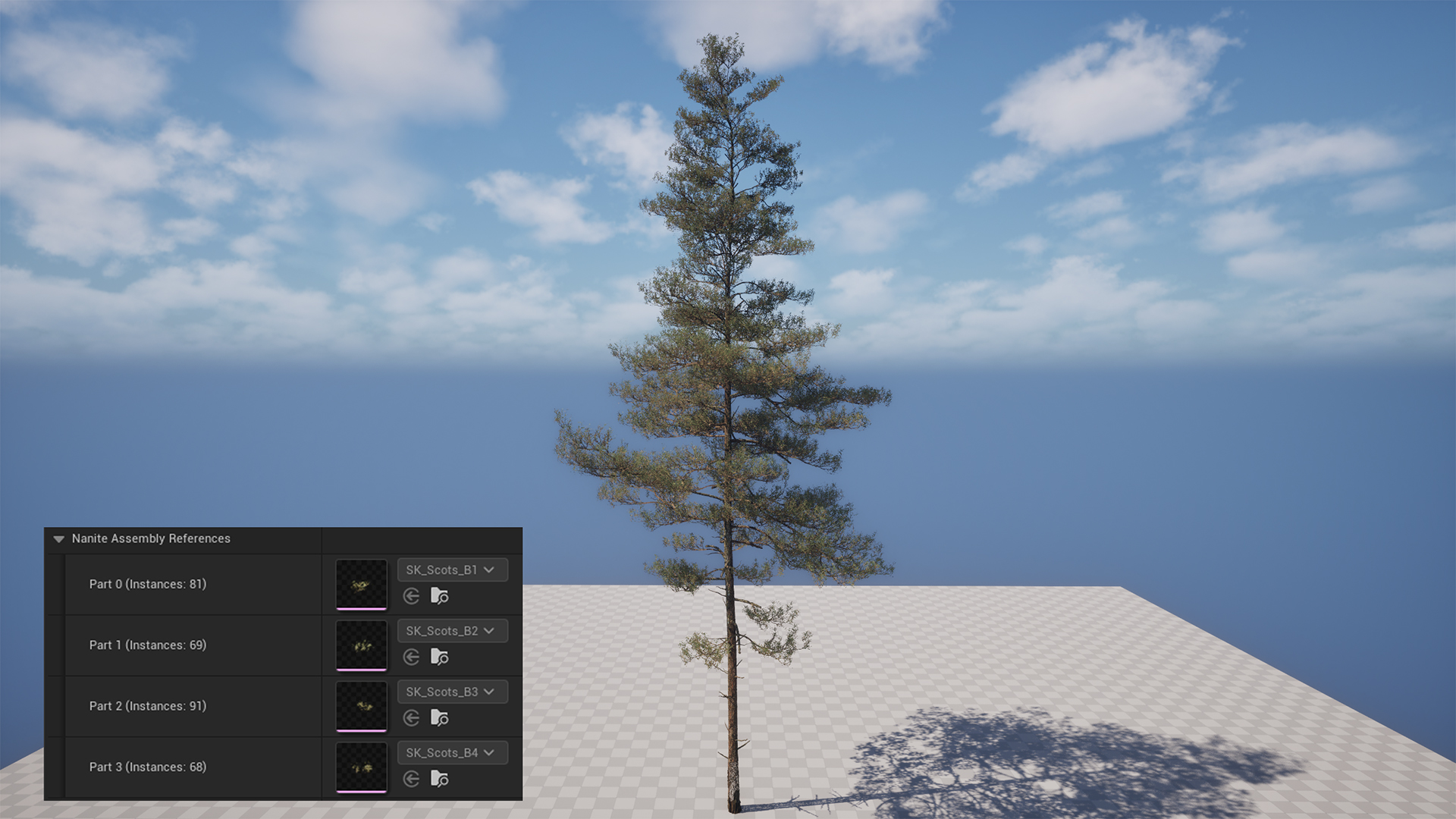 Vegetation with Nanite