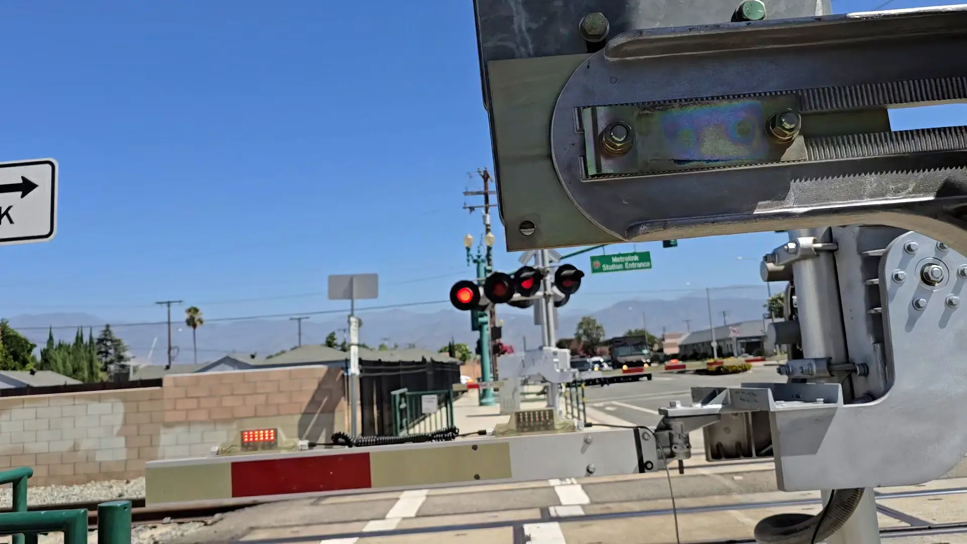 Citrus Avenue Railroad Crossing Safety & Quiet Zone Improvements — existing rail-crossing condition 3