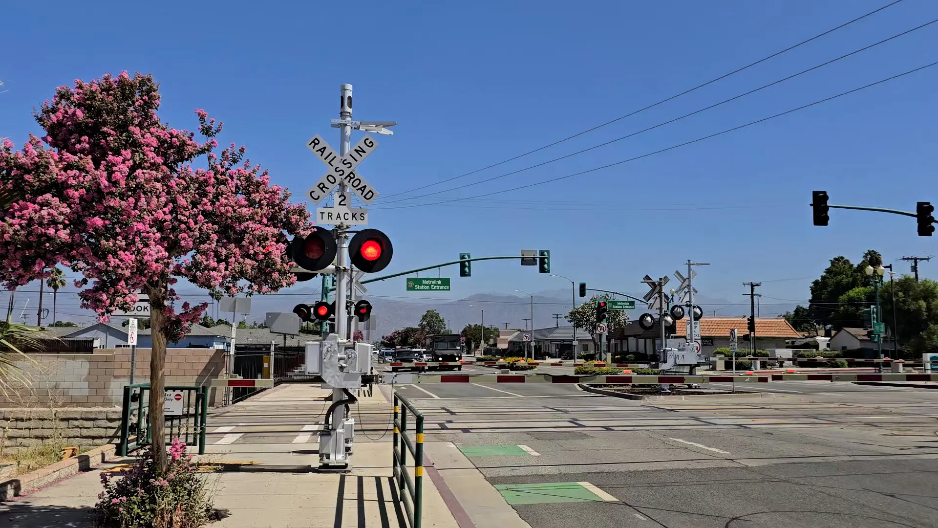 Citrus Avenue Railroad Crossing Safety & Quiet Zone Improvements — existing rail-crossing condition 2