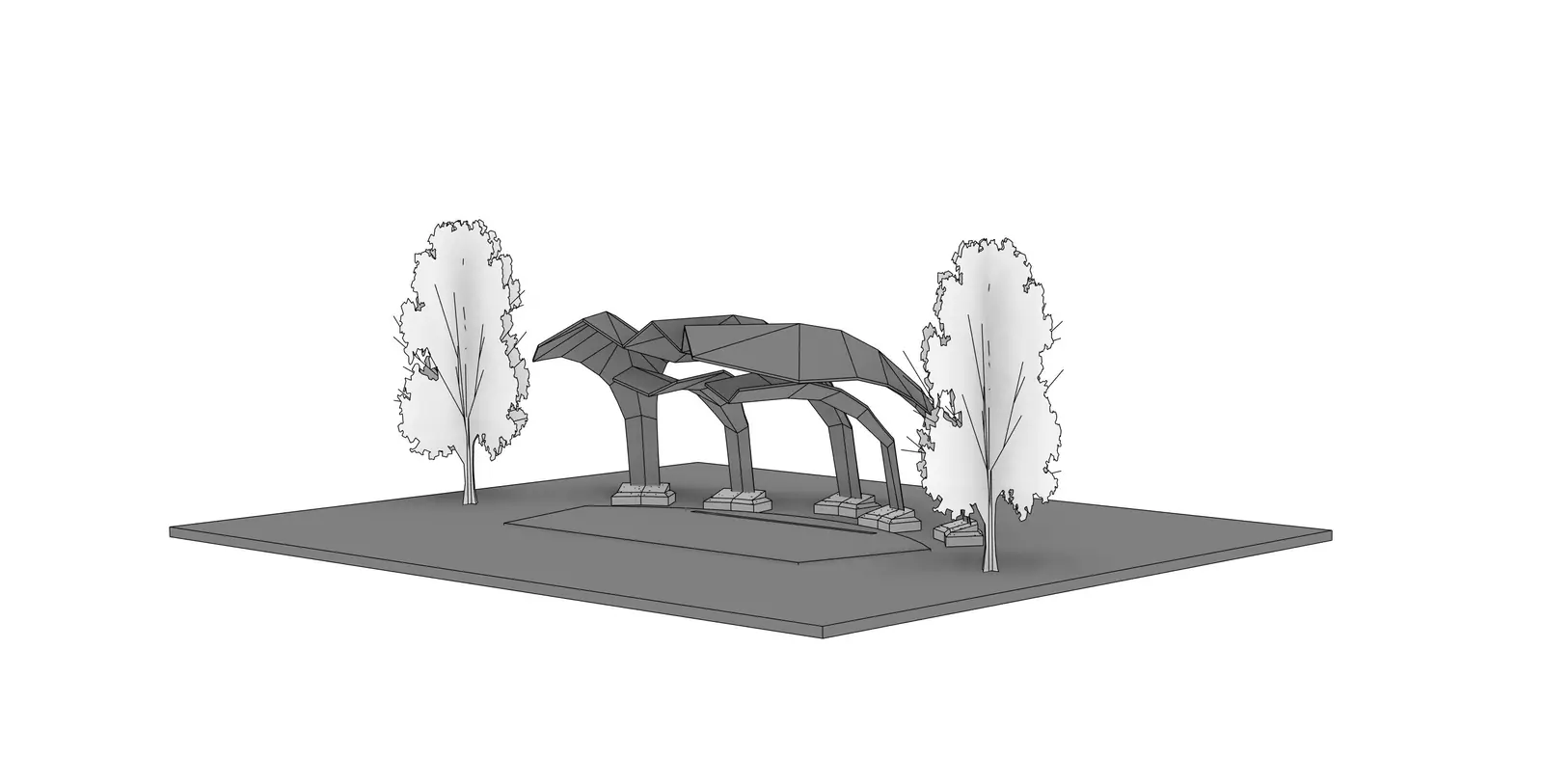 Glendale Central Park Amphitheater Canopy — Project1