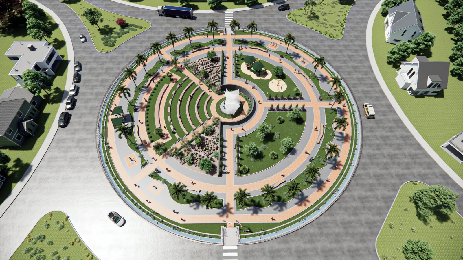 Carnation Park Concept — Lynwood - Carnation Park - View 01