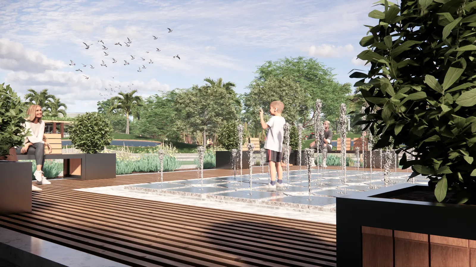 Bellflower Park — Adelanto Neighborhood Park 2023 Feb 24 - Render View 06