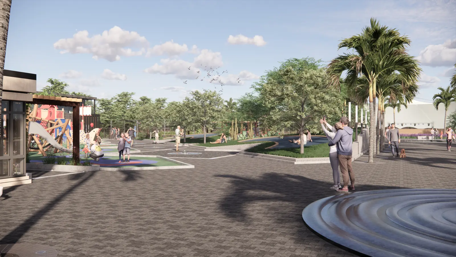 Bellflower Park — Adelanto Neighborhood Park 2023 Feb 24 - Render View 03