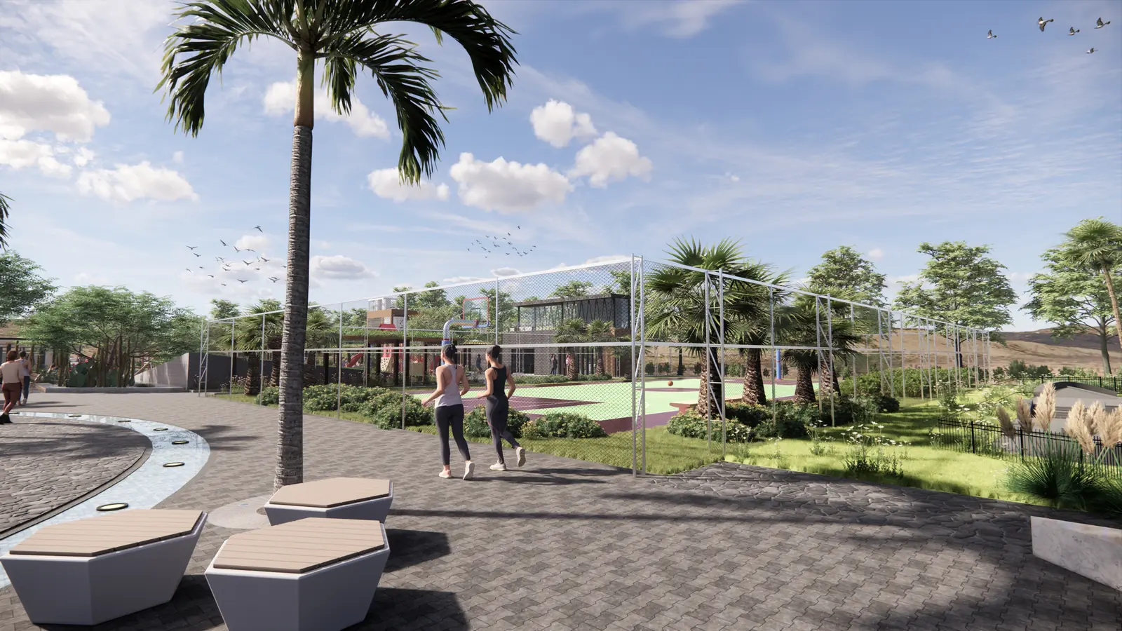 Bellflower Park — Adelanto Neighborhood Park 2023 Feb 24 - Render View 19
