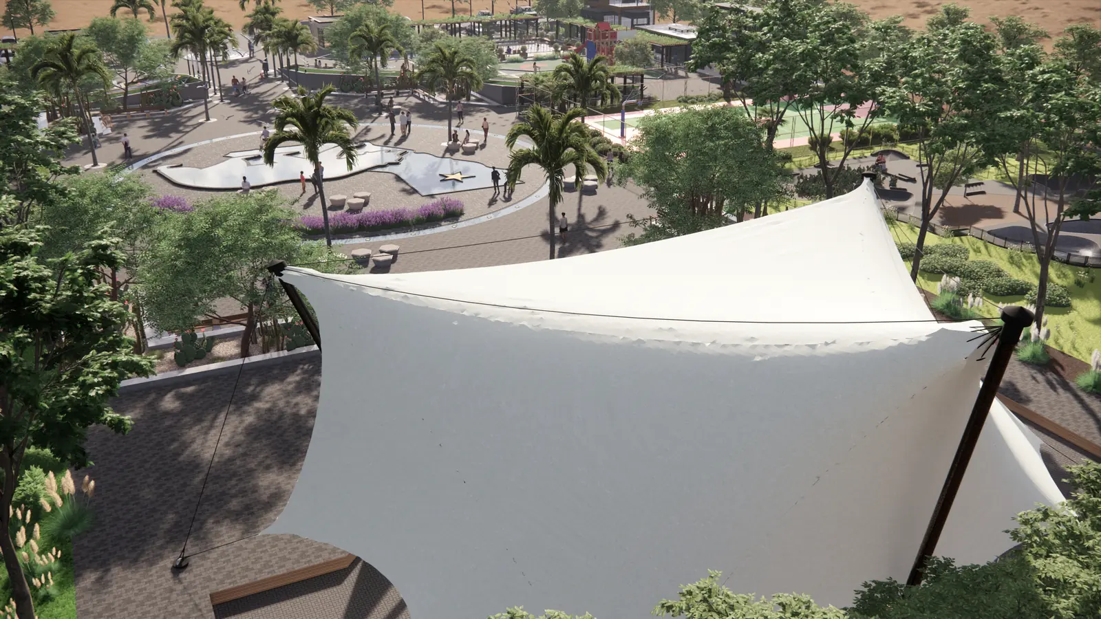 Bellflower Park — Adelanto Neighborhood Park 2023 Feb 24 - Render View 16