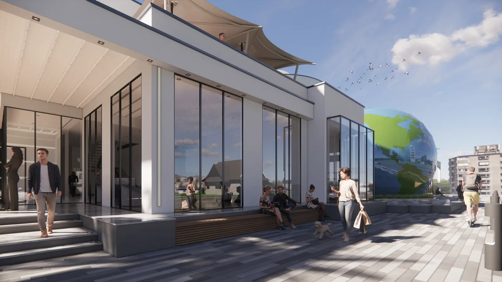 City of Lynwood Community & Transit Center Remodel — LYNWOOD - 2023- Dec. 28 - RENDER VIEW 7