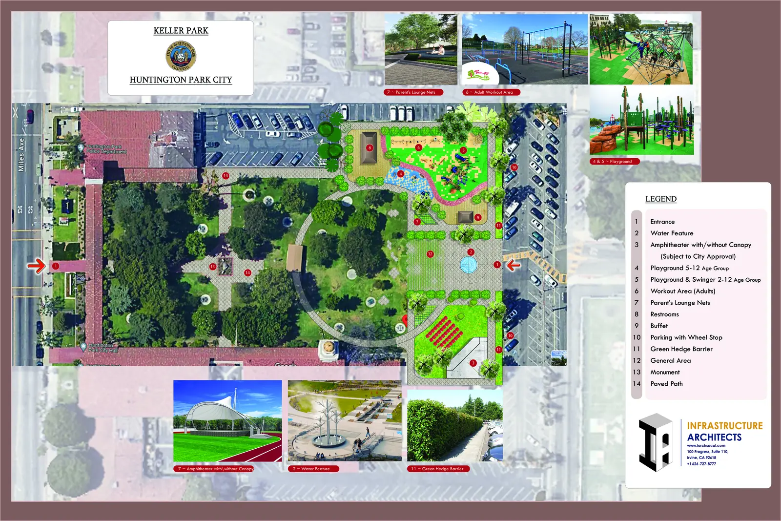 Keller Park Remodeling — Keller Park - Accepted Design - Site Plan