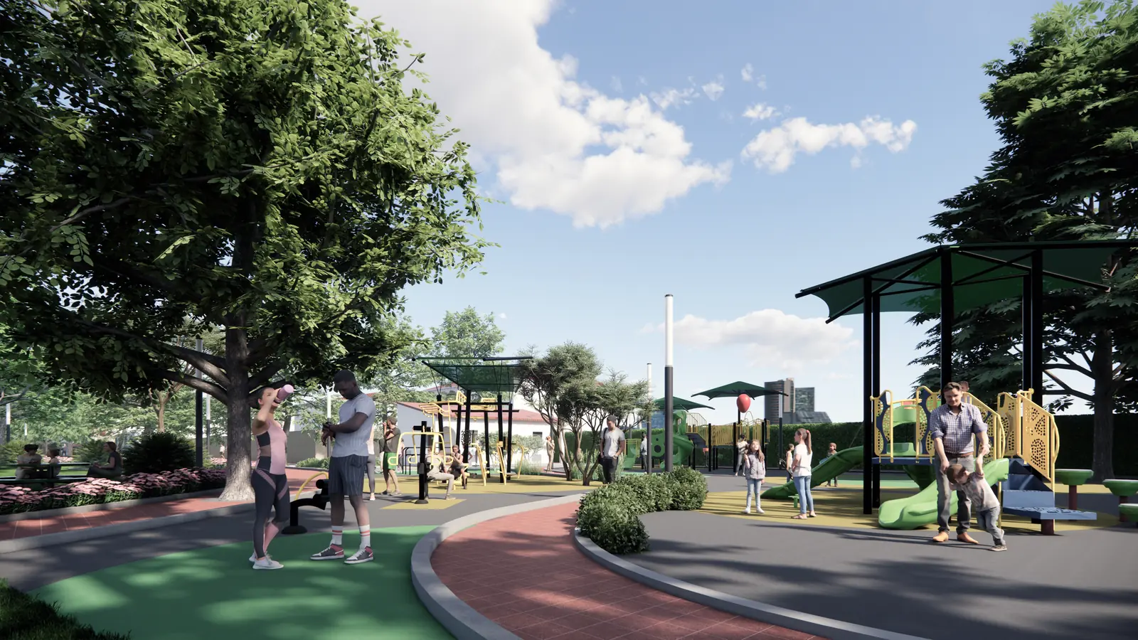 Keller Park Remodeling — Keller Park - Accepted Design - Playground + Fitness