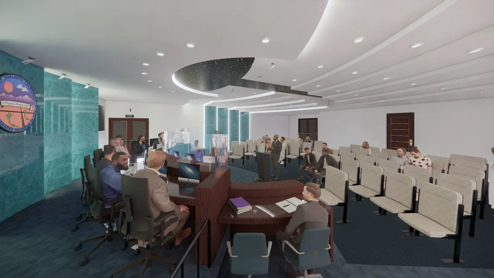 City of Adelanto Council Chamber Remodel — City Hall Chamber - View 7