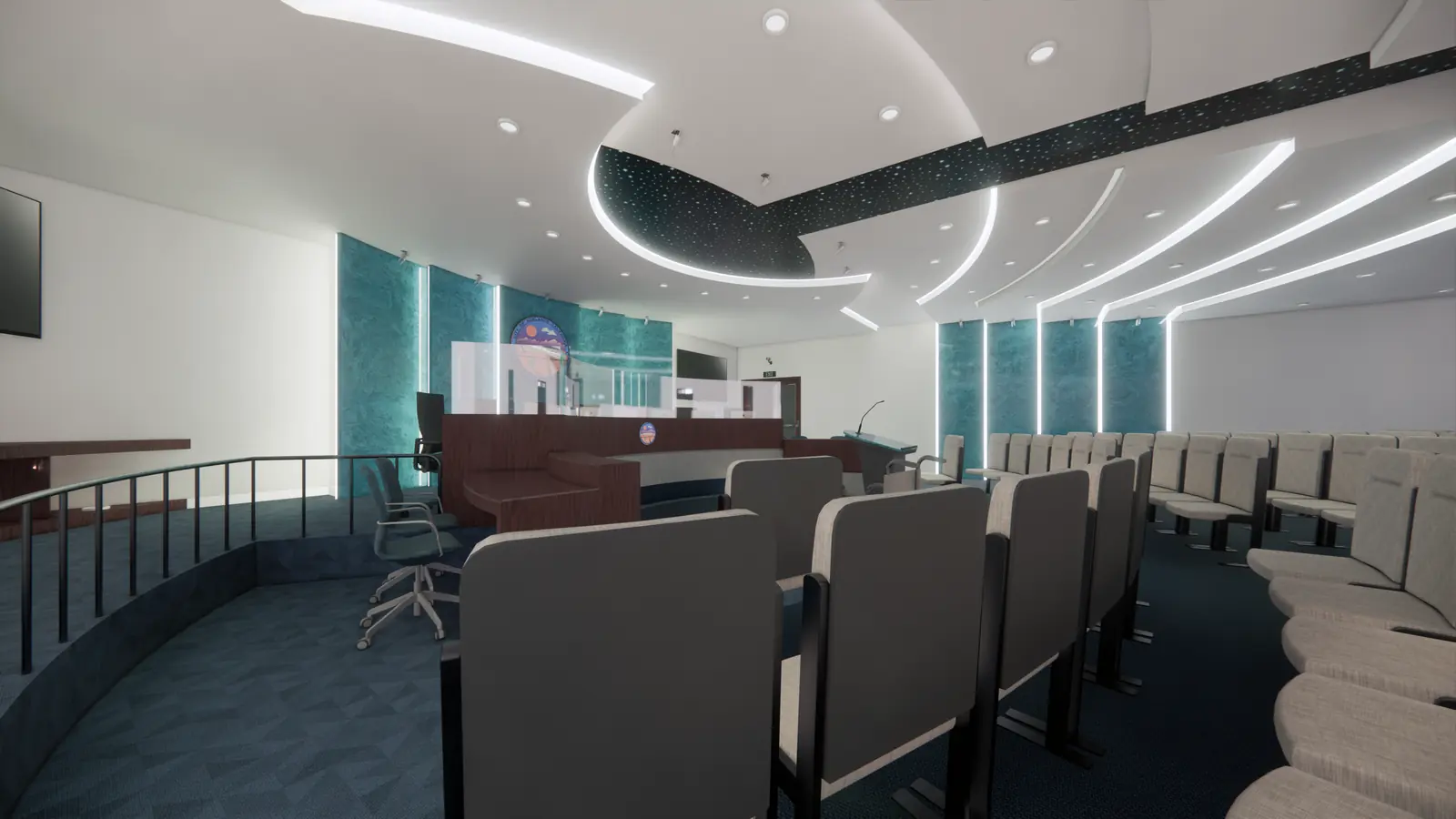 City of Adelanto Council Chamber Remodel — City Hall Chamber - View 2