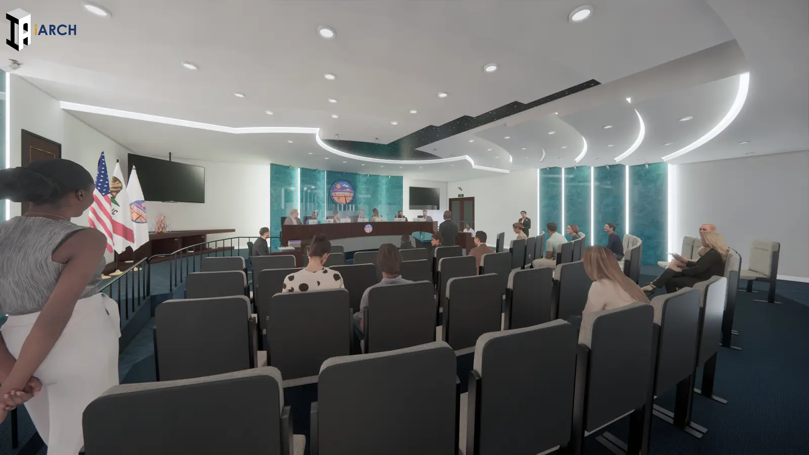 City of Adelanto Council Chamber Remodel — City Hall Chamber - View 8