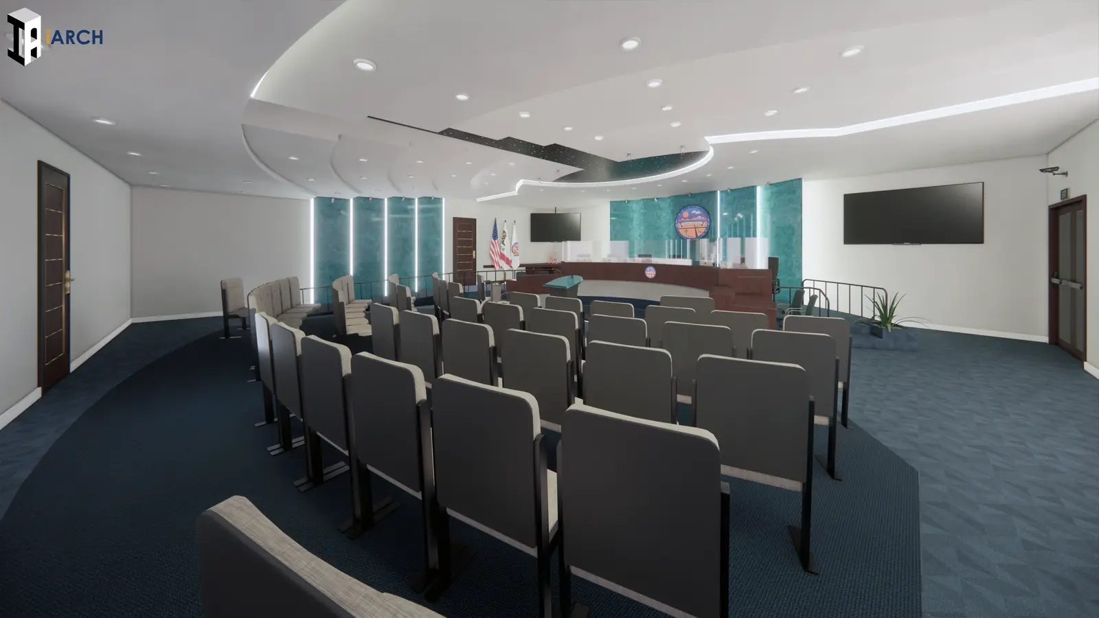 City of Adelanto Council Chamber Remodel — City Hall Chamber - View 6