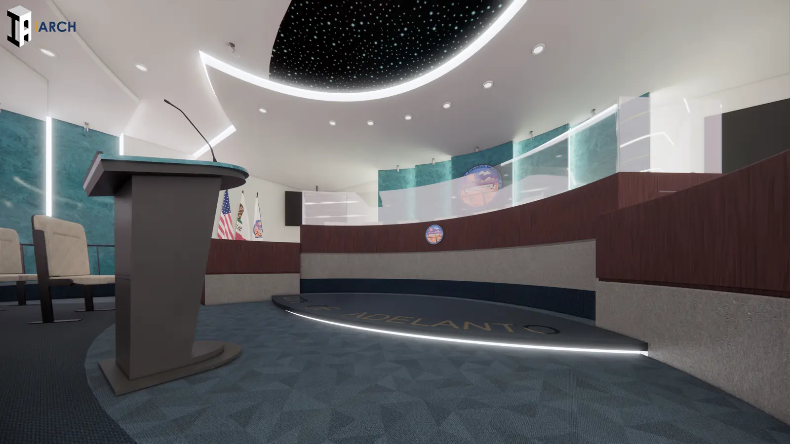 City of Adelanto Council Chamber Remodel — City Hall Chamber - View 5