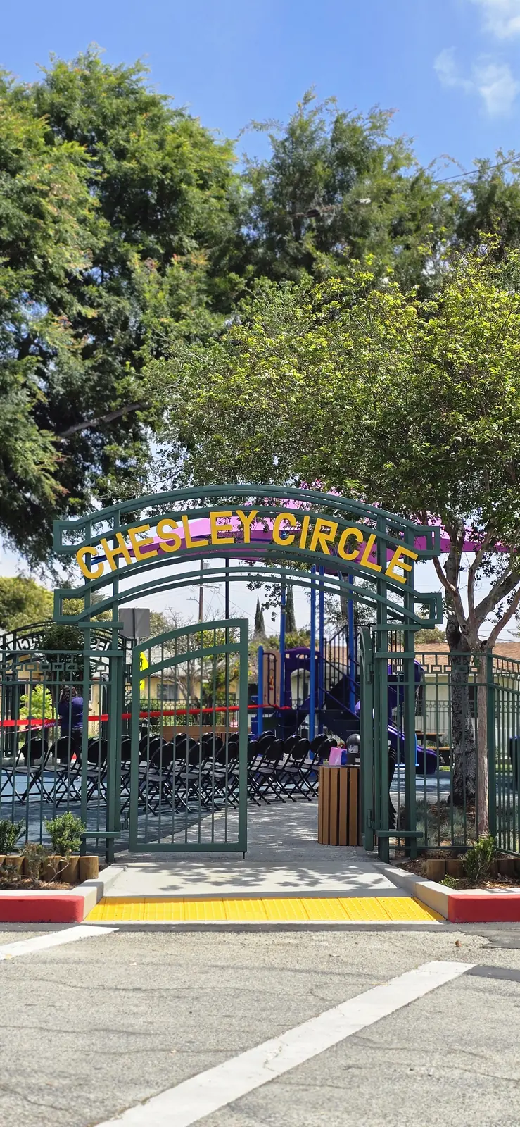 Chesley Park Roundabout / Public Realm Improvements — 20250507_111316