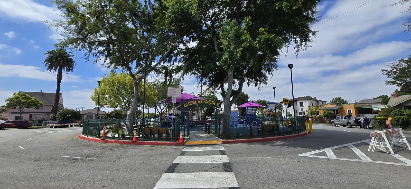 Chesley Park Roundabout / Public Realm Improvements — 20250507_110510