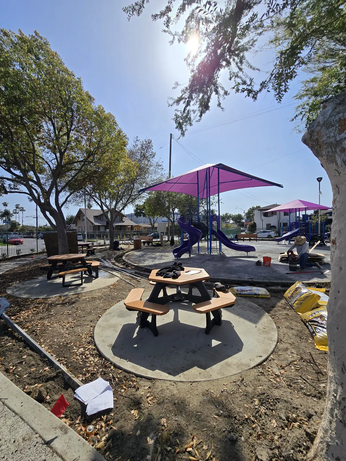 Chesley Park Roundabout / Public Realm Improvements — 20250328_152653
