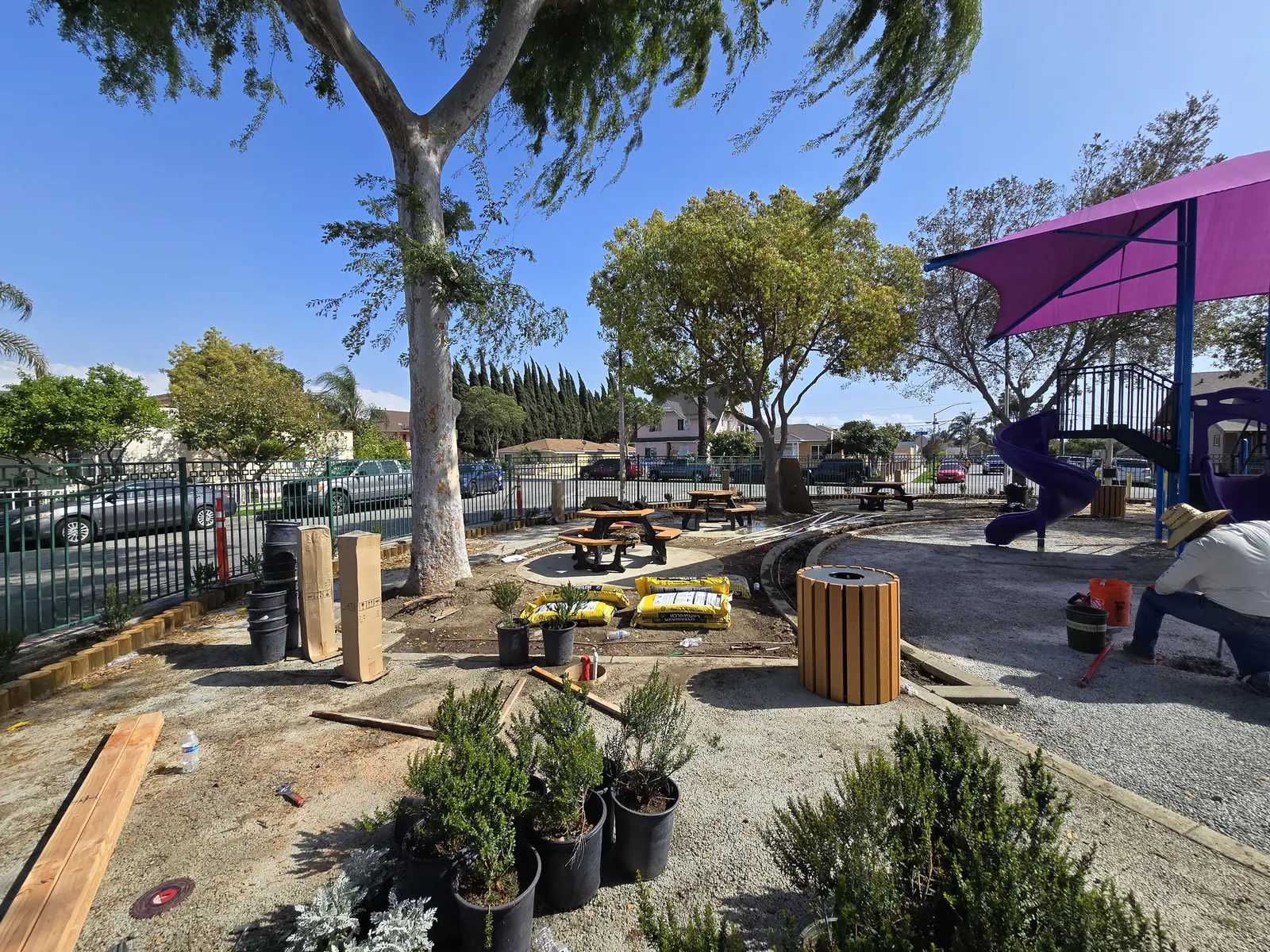 Chesley Park Roundabout / Public Realm Improvements — 20250328_152438