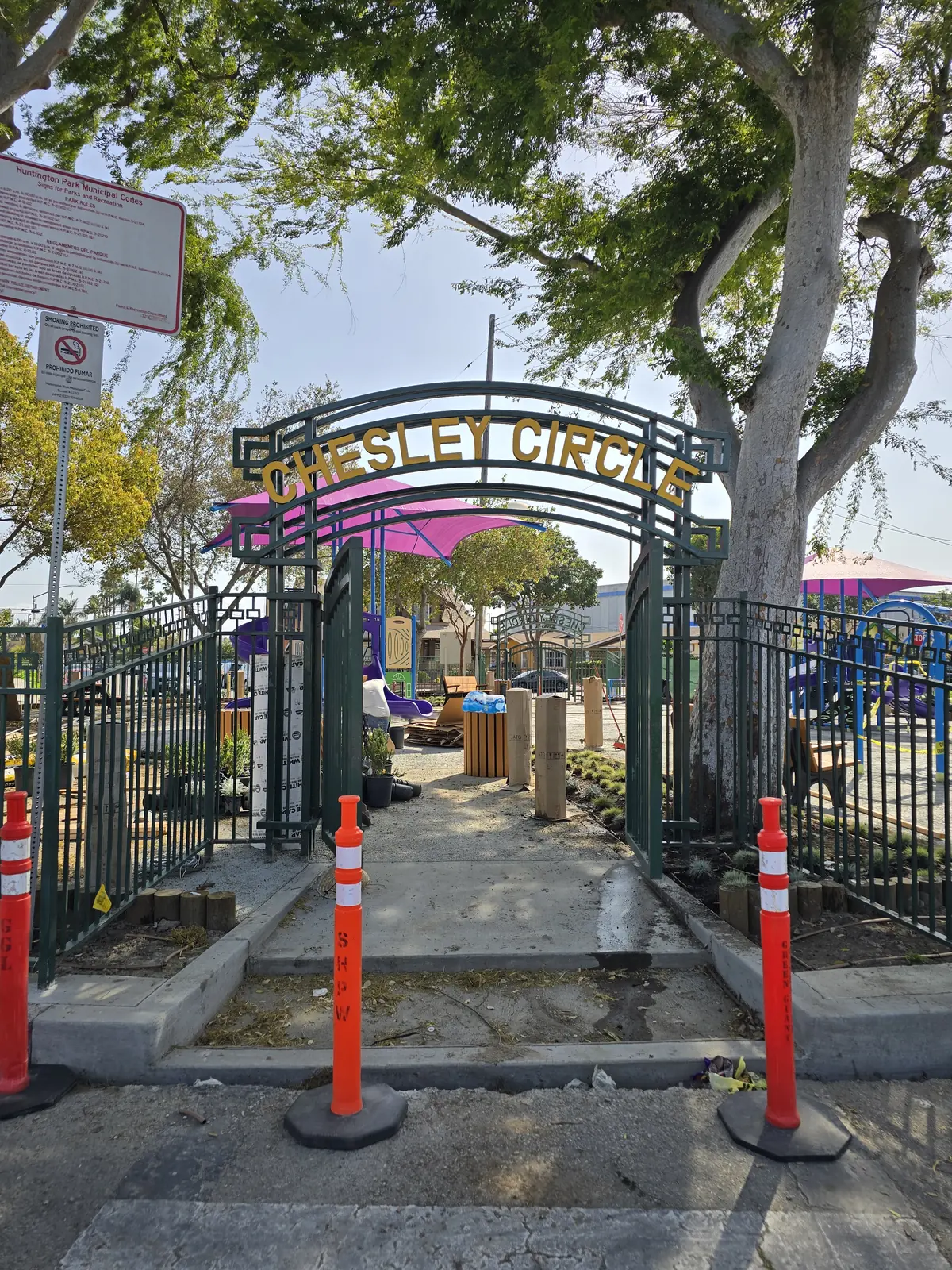 Chesley Park Roundabout / Public Realm Improvements — 20250328_152419