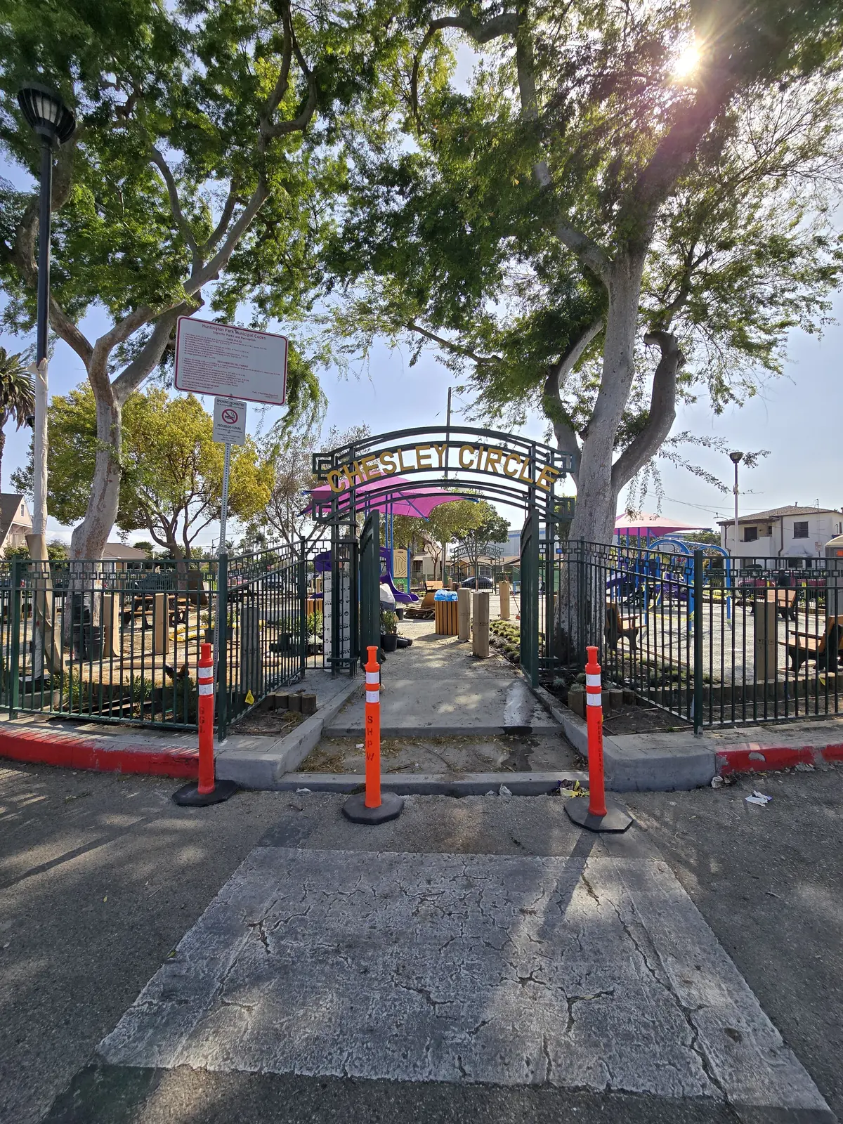 Chesley Park Roundabout / Public Realm Improvements — 20250328_152417