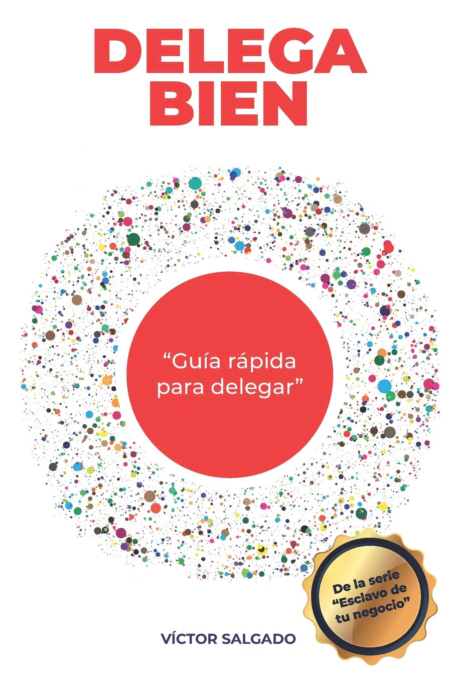 Portada del libro Delega Bien, guía rápida para delegar, de Víctor Salgado